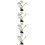 4 stk sushi teller blumen servierplatte 10