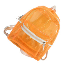 transparenter durchsichtiger jelly-rucksack, klar und filigran