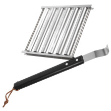 1 Set Haushalts Wurstrolle Grillrost Barbecue Wurstroller BBQ Zubehör
