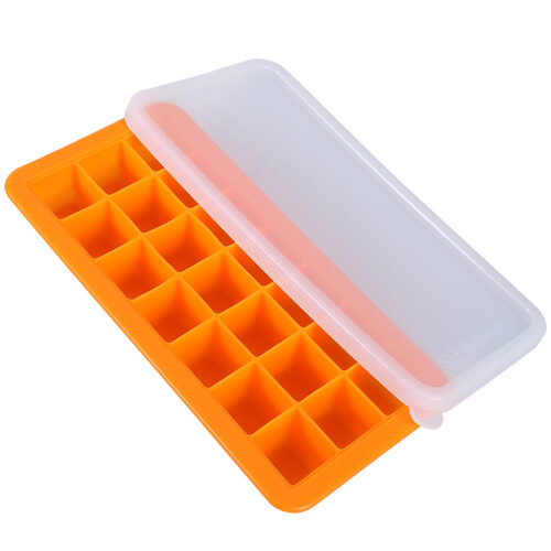 21-Grid Silikon-Eiswürfelform Mit Deckel Für Bars Und 2