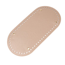 1 ovale bodenplatte pu-leder für taschen diy zubehör gold