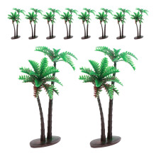 Mini Tropenbaum 15Stk Kunststoff Grün Für Indoor & Kuchendeko