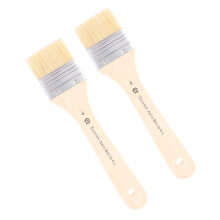 2 holz ölgemälde aquarellpinsel 4# kurzgriff für künstler