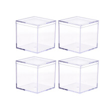 4Stück Transparente Display Aufbewahrungsbox