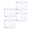 4Stück Transparente Display Aufbewahrungsbox 5