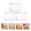 4Stück Transparente Display Aufbewahrungsbox 2