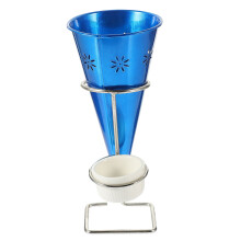 1 satz edelstahl eiswaffelhalter multifunktional pommes snackständer