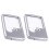 2Stk Handlupe Mit LED-Licht Zum 4