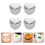 50 Herzförmige Puddingbecher, Eisbecher, Einweg-Dessertbecher 4