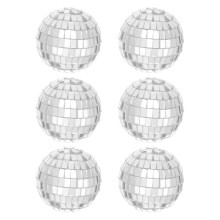 6Pcs Silver Plastic Lampshades for String Light and Lawn Lighting DIY