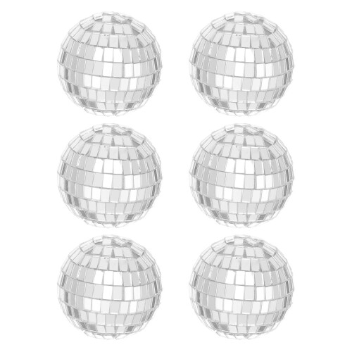 6Pcs Silver Plastic Lampshades for String Light and Lawn Lighting DIY