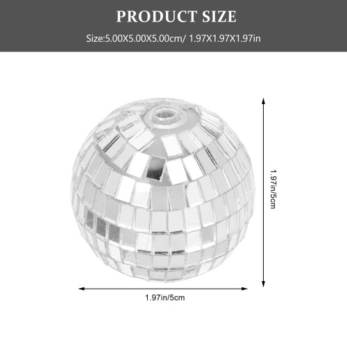 6Pcs Silver Plastic Lampshades for String Light and Lawn Lighting DIY 2
