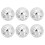 6Pcs Silver Plastic Lampshades for String Light and Lawn Lighting DIY 6