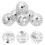 6Pcs Silver Plastic Lampshades for String Light and Lawn Lighting DIY 5
