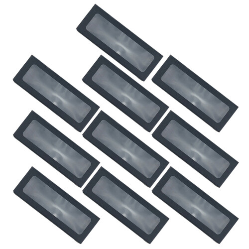 10Stück Transparente PVC Schweizerrolle Kuchenverpackung 2
