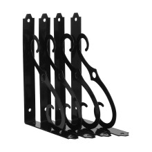 4 schwere verstellbare Metall-Wandhalterung vintage