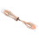 1 goldener make-up- , tragbares tool für 1