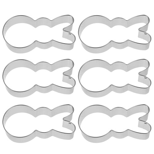 6 Ausstechformen Hase Aus Metall