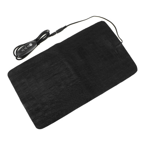 1Pièces Tapis Chauffant Epoxy USB Noir Cuir PU Accessoire DIY Durable