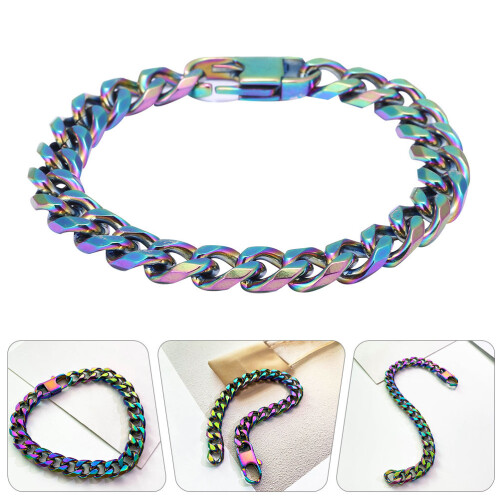 1 gradient-titanstahl-armband hip-hop- 2
