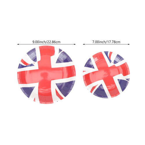 32pcs union jack paper party supplies 1