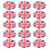 32pcs union jack paper party supplies 7