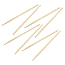 4 paar 5a musikband ahornholz trommelstöcke holzfarben