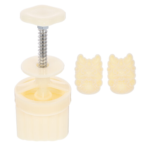 1 Set Gestanzte Mid-Autumn Kuchenform Drachen- DIY 2
