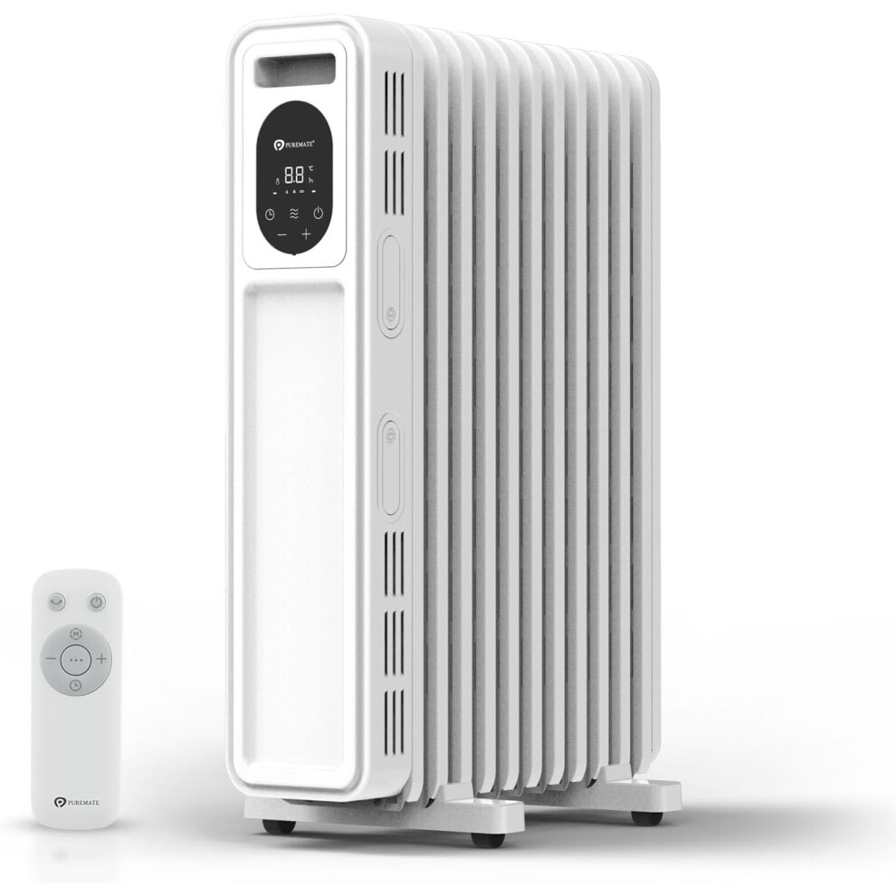 Puremate 2300W Oil Filled Radiator With Remote Control