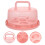 Transport Cupcake Kuchen Verpackung Mit Griff 6