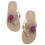 1 Paar Gewebte Flip-Flops Hawaii- Mit Blumenmuster 4