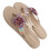 1 Paar Gewebte Flip-Flops Hawaii- Mit Blumenmuster 8
