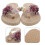 1 Paar Gewebte Flip-Flops Hawaii- Mit Blumenmuster 3