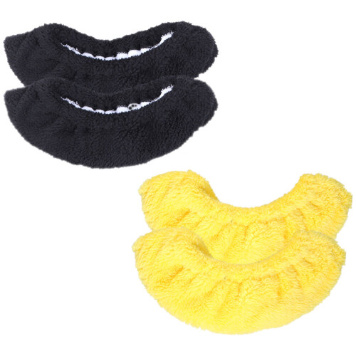 2 paar kinder elastische schlittschuh-abdeckungen wasserabsorbierend m 2