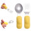 1Pair Kids Spoon and Fork Training Tableware Silicone Stainless Steel 5