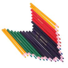 20 portable china-marker, - und wachsmalstifte, zeichenzubehör