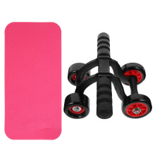 1Set Stylish Fitness Wheel Four Roller Wheel for Abdominal Training