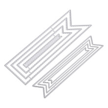 2St Duurzame Bookmark Snijvormen Van Carbonstaal Voor Hobbygebruik
