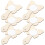 10 Stuks Spiegels Diy Ongeverfde Handspiegels 9