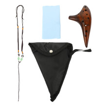 1 Set Draagbare Bone China Ocarina Duurzaam Muziekinstrument