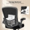(Black) Ergonomic Mesh Office Chair with Storage Back 6