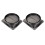 2Pz Base Valvola Cucina Nero, Antifiamma PP, 3