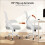 (Grey)Ergonomic Mesh Office Chair with Storage Back 2
