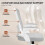 (Grey)Ergonomic Mesh Office Chair with Storage Back 4