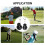 2 Kunststof Golfbal Markeringstool Draagbaar Lijnsjabloon 10