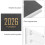 1Mini Planner Noir Compact Agenda Scolaire 2026 Épais 8