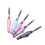 10 Stuks Multifunctionele Make-upborstels En Wimperkammen 2