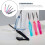 10 Stuks Multifunctionele Make-upborstels En Wimperkammen 10