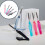 10 Stuks Multifunctionele Make-upborstels En Wimperkammen 5