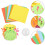 1 Set Papierknipset Vouwbladen Kinderknipschaar Knutselset Origami 10